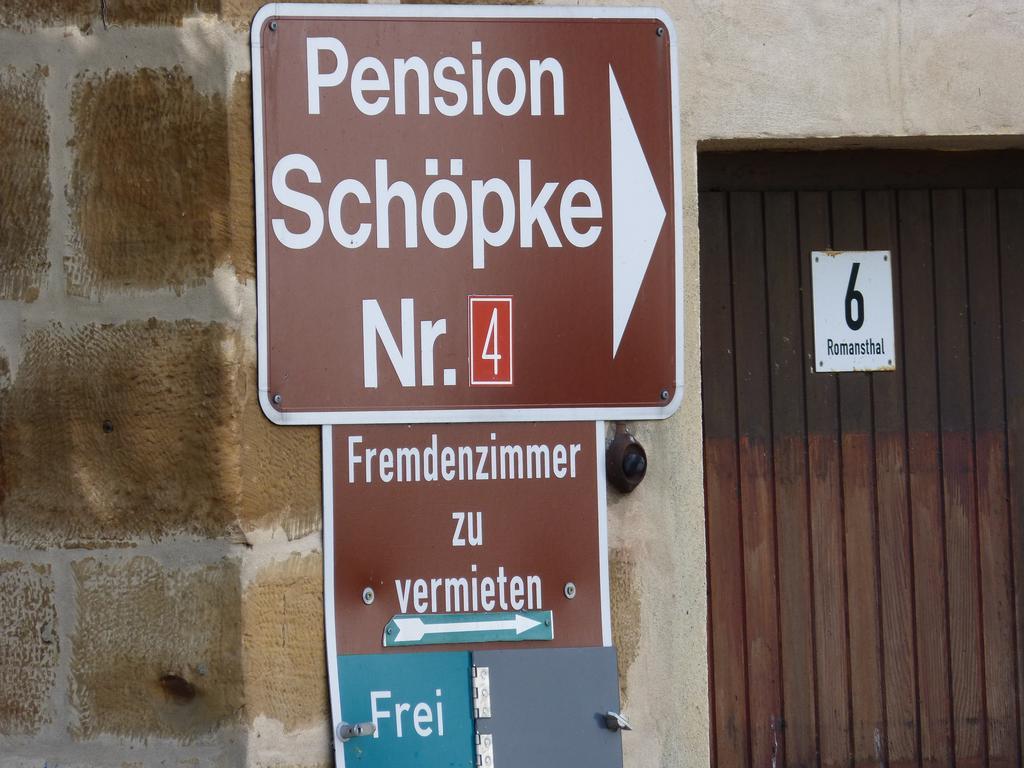 Pension Schoepke บัดชตาฟเฟลชไตน์ ภายนอก รูปภาพ